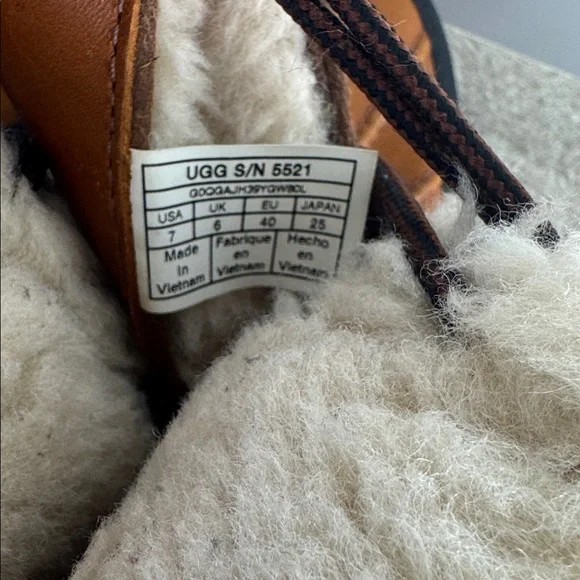 Ugg Winter Snow Butte Boots Worchester Men Size 7 Women Size 8.5 Lined - Picture 9 of 10